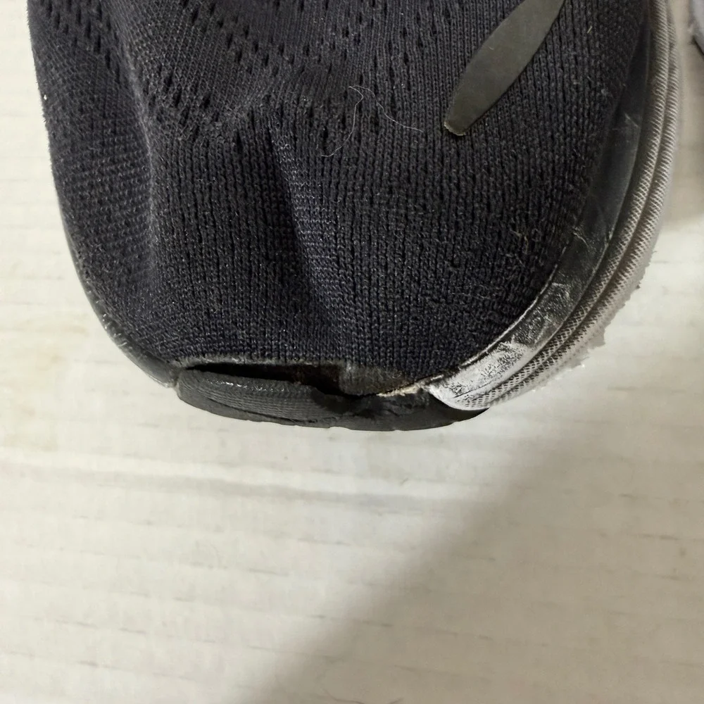 Hoka One One Bondi 8 Mens Black White Athletic Running Sneaker Size 12.5 2E Wide
